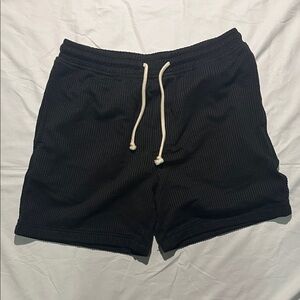 American Eagle Black Drawstring Shorts Men's Sz M